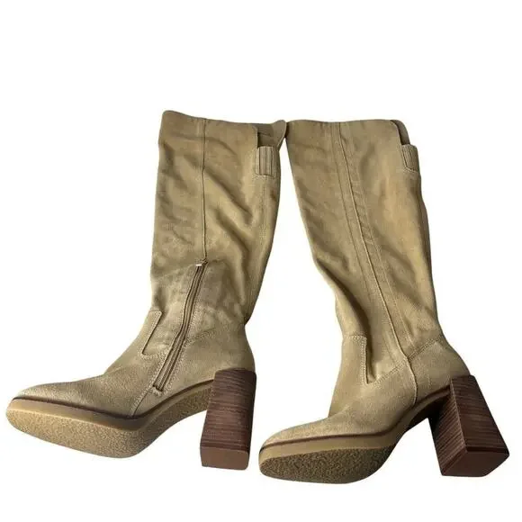 Vince Camuto Eyana Suede Over-The-Knee Boots Size 7 - Picture 3 of 5